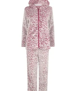 Animal Shaved Print Fleece Pyjama Set PJ2317