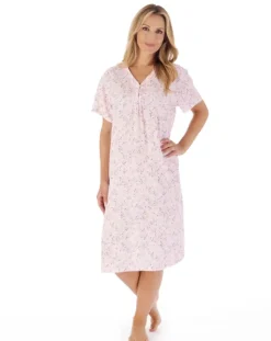Blossom Print 40" Woven Nightdress ND03241