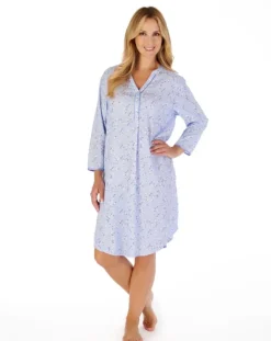 Blossom Print 38" Woven Nightshirt NS03240