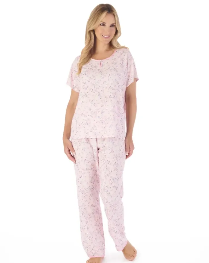 Blossom Print Woven Pyjama Set PJ03242