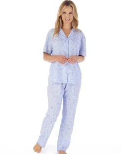 Blossom Print Woven Tailored Pyjama PJ03243