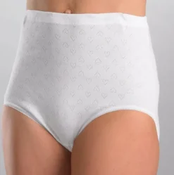 Brettles Jacquard Heart Pattern Full Brief BUW048