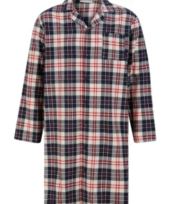 Brushed Checked 42" Woven Nightshirt WR88820