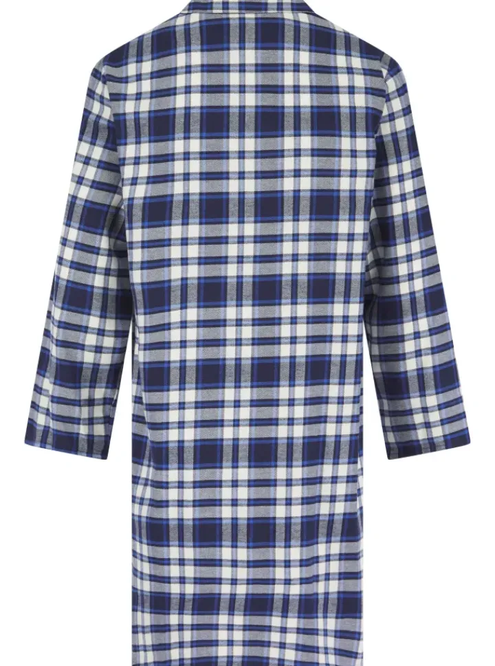 Brushed Check Print 42" Woven Nightshirt WR04810