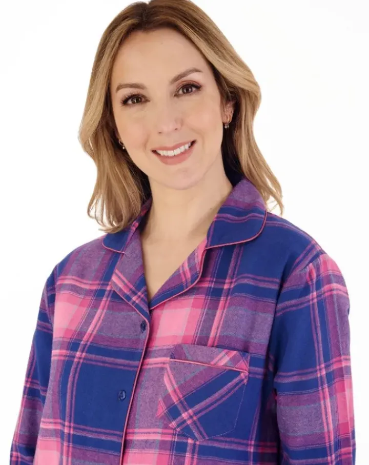 Brushed Check Tailored Woven Pyjama Set PJ88222