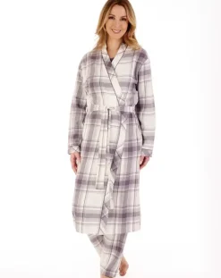Brushed Check 45" Woven Kimono Wrap HC88223
