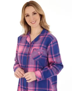 Brushed Check 38" Woven Nightshirt NS88220