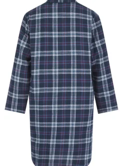 Brushed Check 42" Woven Nightshirt WR04800