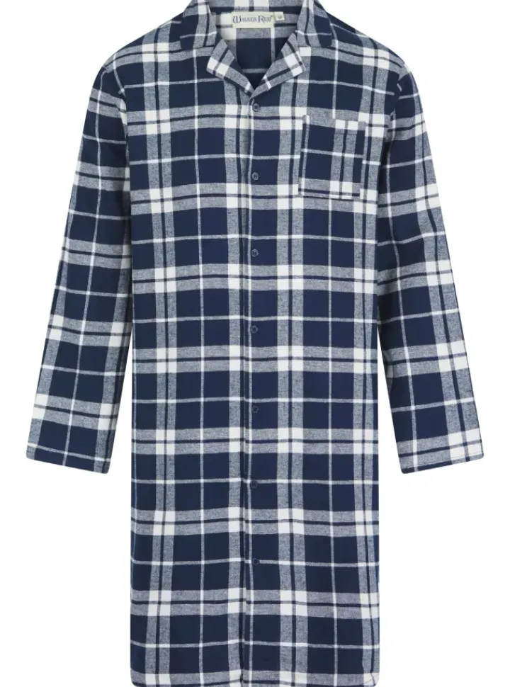 Brushed Check 42" Woven Nightshirt WR04801