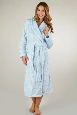 Burn Out Flannel Fleece 46" Shawl Collar Wrap HC7307
