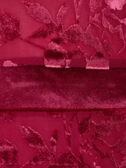 Burnout Floral Velvet 36