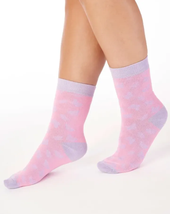 Butterfly Leisure Sock (2 Pair Pack) LS186