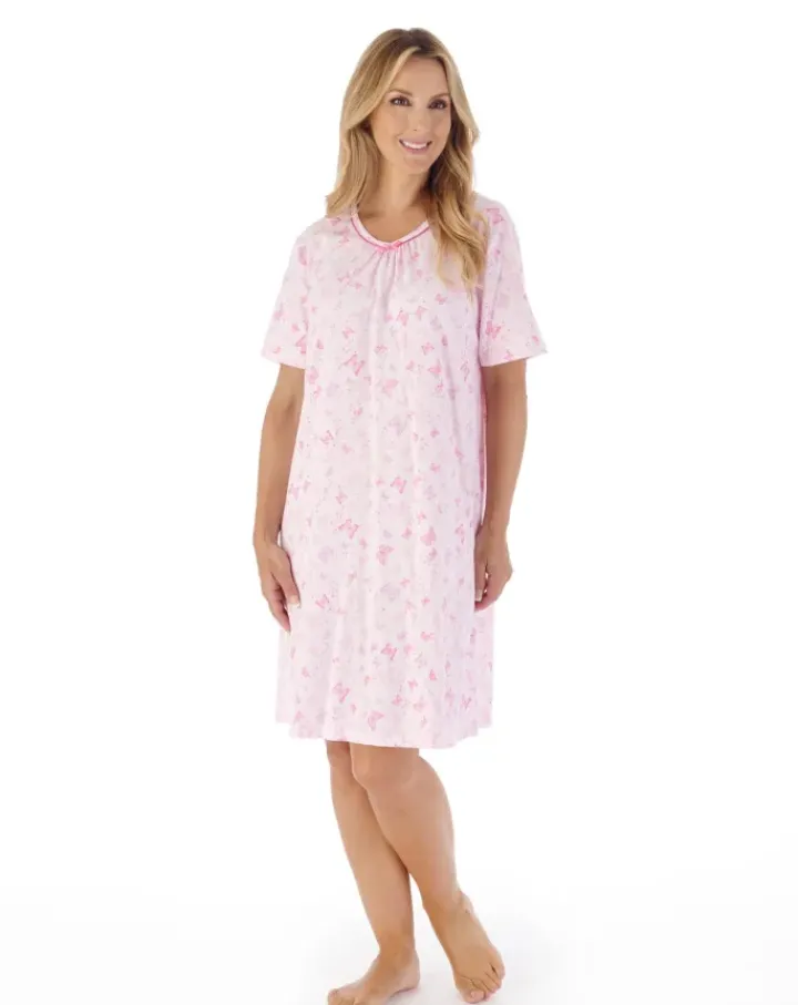 Butterfly Print 38" Jersey Nightdress ND03100