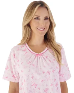 Butterfly Print 38" Jersey Nightdress ND03100