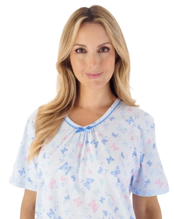 Butterfly Print 38" Jersey Nightdress ND03100