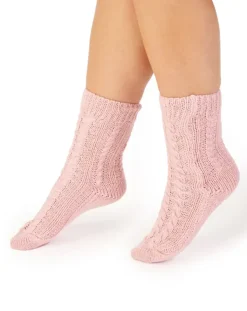 Cable Knit Bedsock BS190