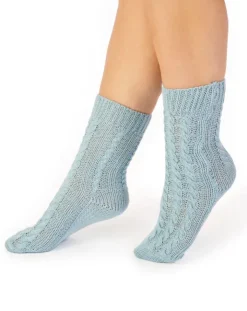 Cable Knit Bedsock BS190