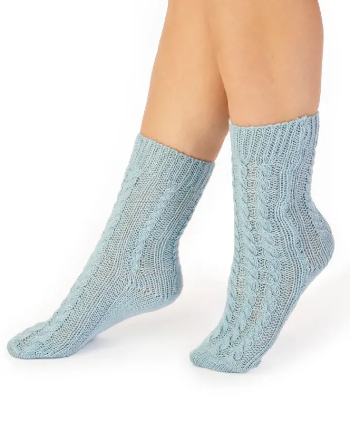 Cable Knit Bedsock BS190