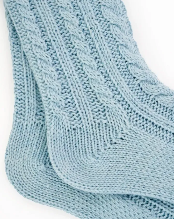 Cable Knit Bedsock BS190