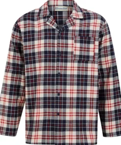 Checked Brushed Woven Tailored Pyjama Set WR88821
