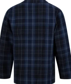 Checked Brushed Woven Tailored Pyjama Set WR88821