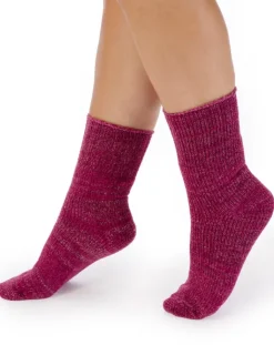 Chenille Lurex Bedsock BS189