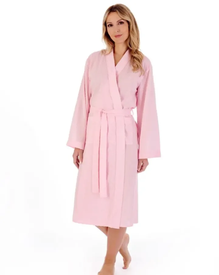 Circular Dobby Dot 45" Woven Kimono Wrap HC01235