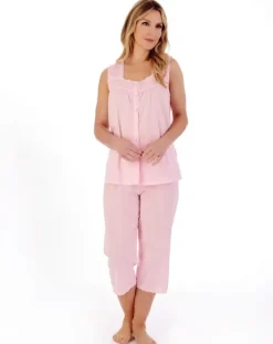 Circular Dobby Dot Woven Pyjama Set PJ01233