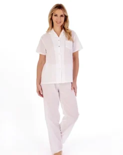 Circular Dobby Dot Woven Tailored Pyjama PJ01234