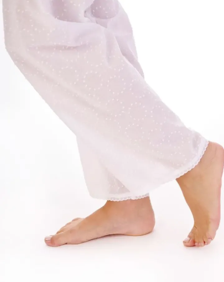 Circular Dobby Dot Woven Tailored Pyjama PJ01234