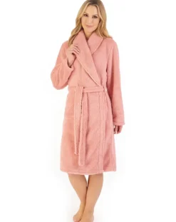 Coral Fleece 41" Shawl Collar Wrap HC06336