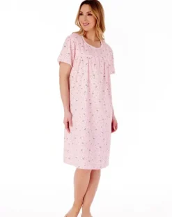Daisy Print 40" Woven Nightdress ND77261
