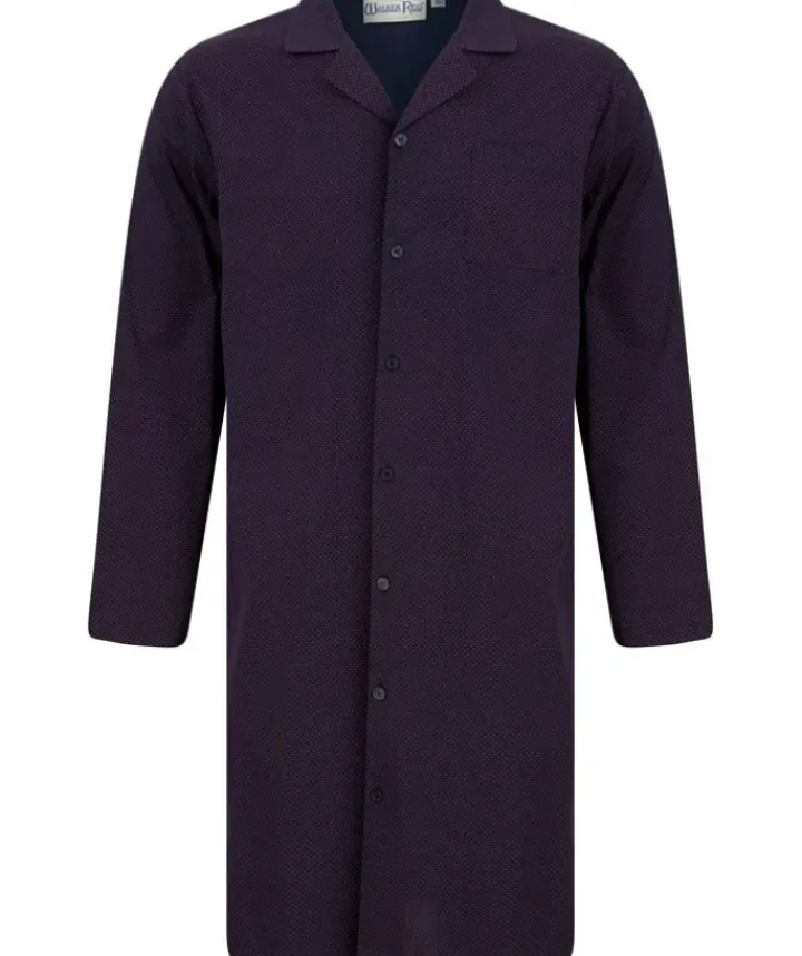 Diamond Geo Print 42" Button Through Woven Nightshirt WR88830
