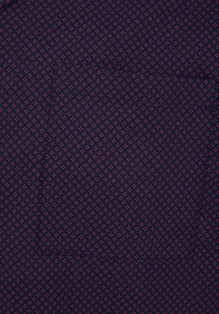 Diamond Geo Print 45" Button Through Woven Nightshirt WR88831