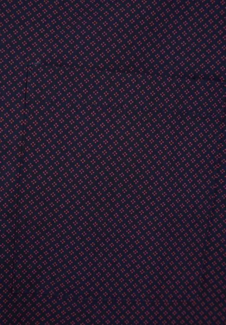 Diamond Geo Print Tailored with Shorts Woven Pyjama WR88834