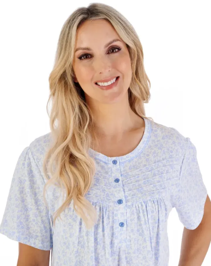 Ditsy Floral 42" Jersey Nightdress ND07102