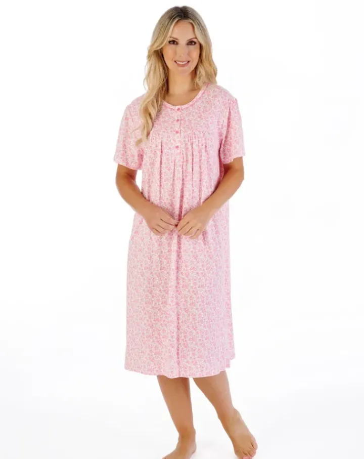 Ditsy Floral 42" Jersey Nightdress ND07102