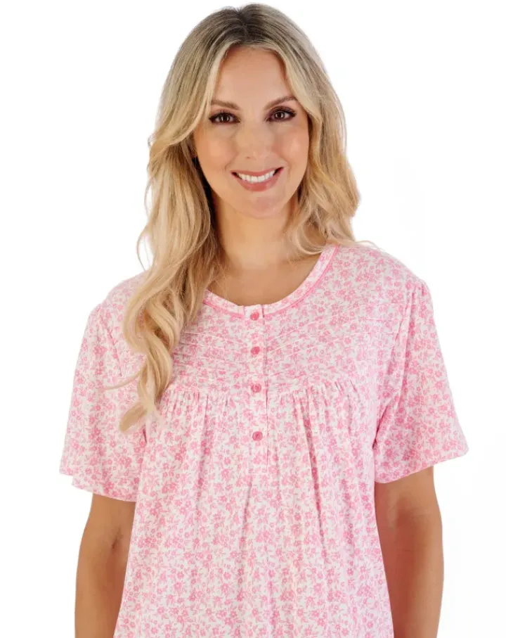 Ditsy Floral 42" Jersey Nightdress ND07102