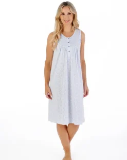 Ditsy Floral 40" Jersey Nightdress ND07100