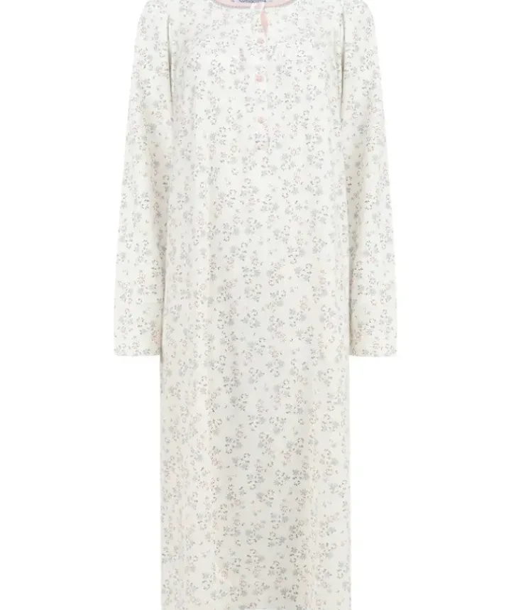 Ditsy Floral 43" Jersey Nightdress ND4130