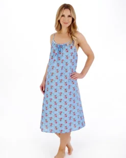 Ditsy Floral Print 42" Woven Chemise ND05225