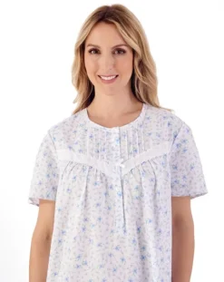 Ditsy Floral Print 44" Woven Nightdress ND01207