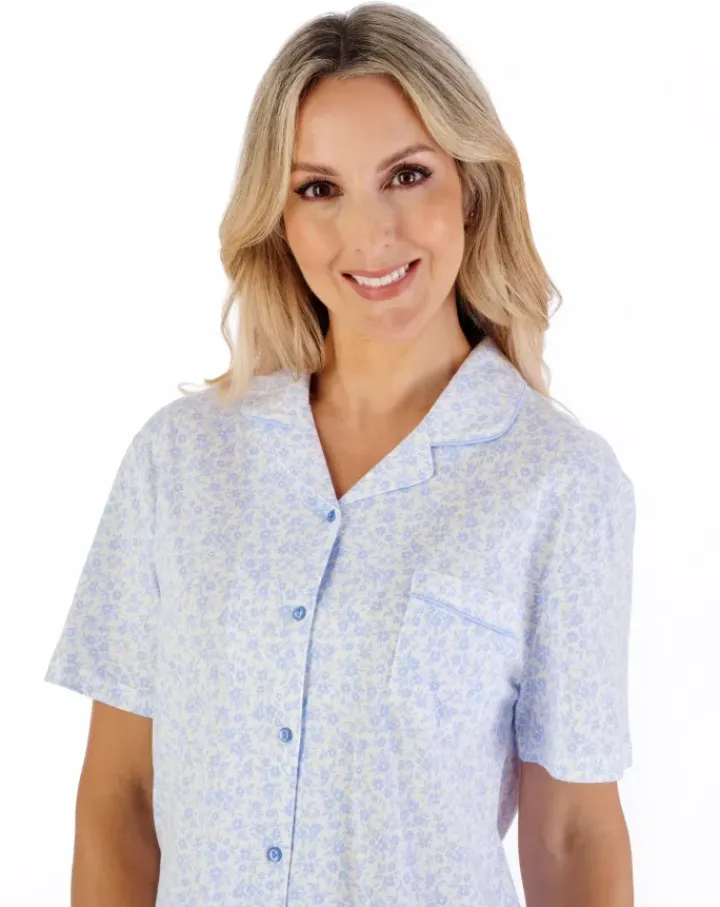 Ditsy Floral Tailored Jersey Pyjama PJ07103