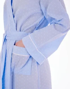 Dobby Dot 50" Woven Kimono Wrap HC77235L