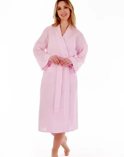 Dobby Dot 45'' Woven Kimono Wrap HC77235