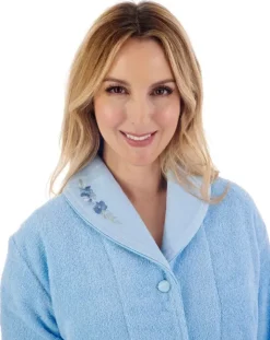 Embroidered Button Through Bedjacket BJ66357