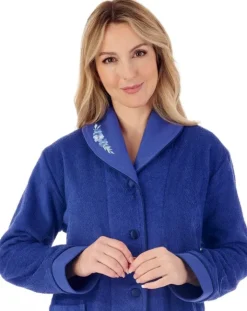 Embroidered Button Through Bedjacket BJ66357