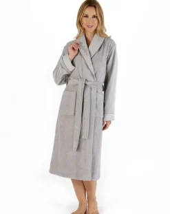 Embroidered 46" Shawl Collar Wrap HC66355