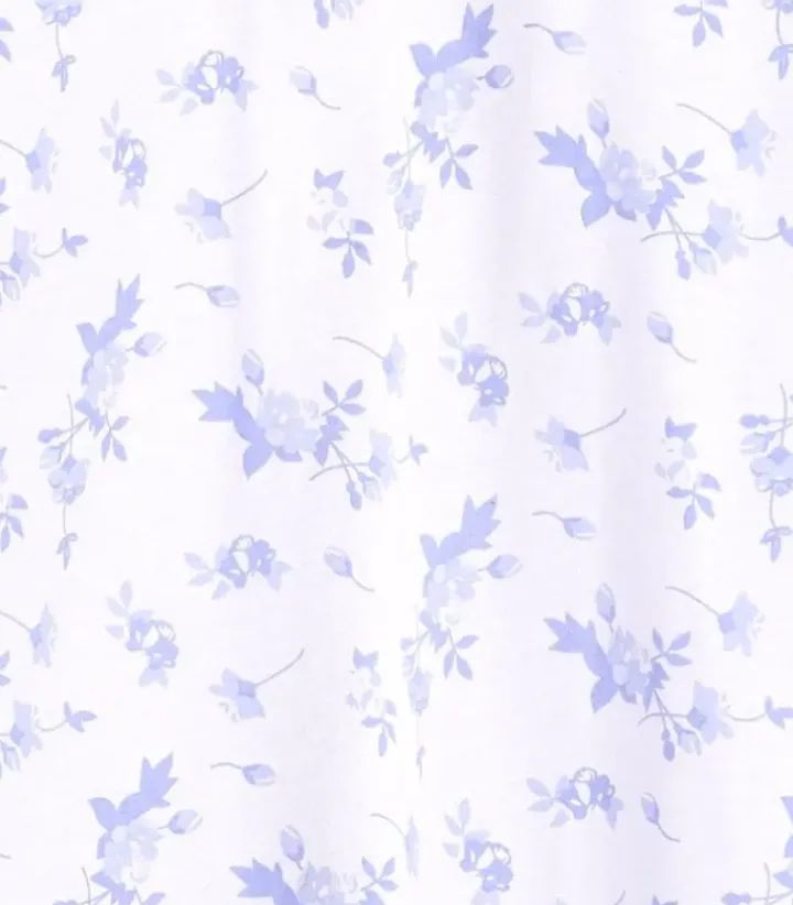 Floral 45" Button Through Jersey Nightdress ND4117