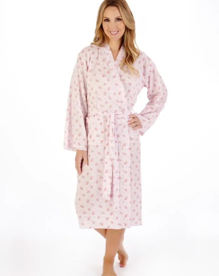 Floral Dobby Spot 45" Woven Kimono Wrap HC05214